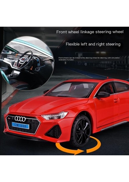 1:24 Chimei Rs7 Alaşım Araba Taklit Gerçek Spor Araba Çocuk Oyuncak Araba Araba Modeli Koleksiyonu Süsler (Yurt Dışından) modelleri