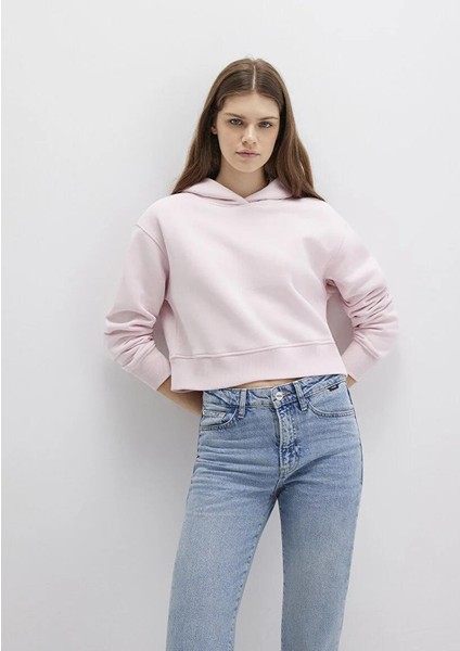 Kapüşonlu Pembe Sweatshirt 1S10386-71006 fiyatları