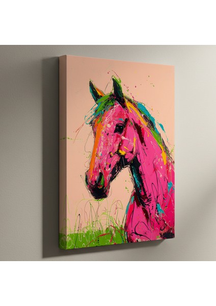 Soyut At Portresi Tablosu