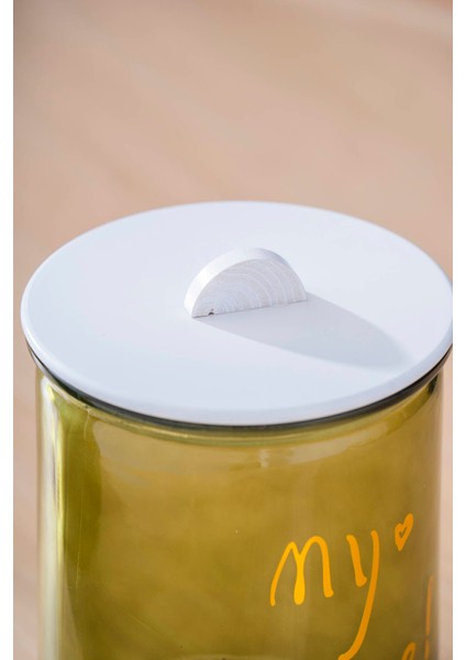 Pierre Ahşap Kapaklı Kavanoz Seti - 20 cm fiyatları