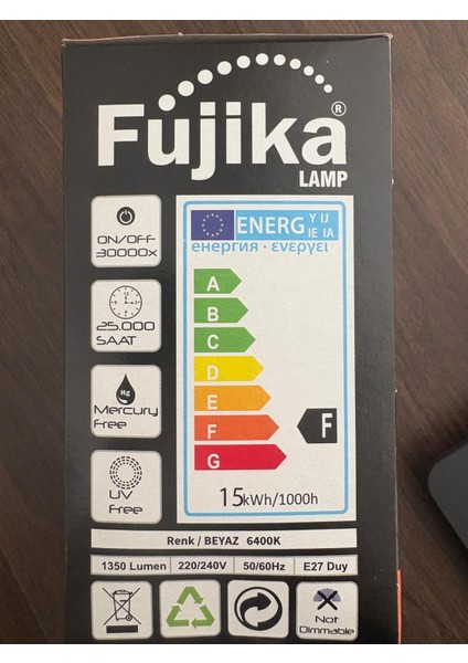 15WATT LED Ampul 10'lu Paket modelleri