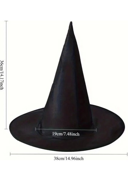8 Adet Siyah Cadı Şapkası – Yetişkin Çocuk Kostüm Aksesuarı fiyatları