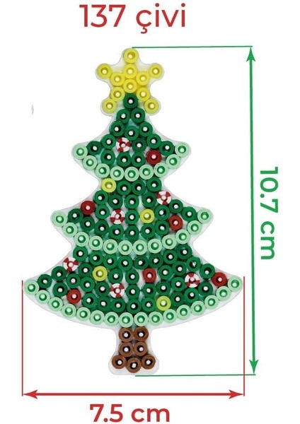 Midi Boncuk Tablası - Çam Ağacı modelleri