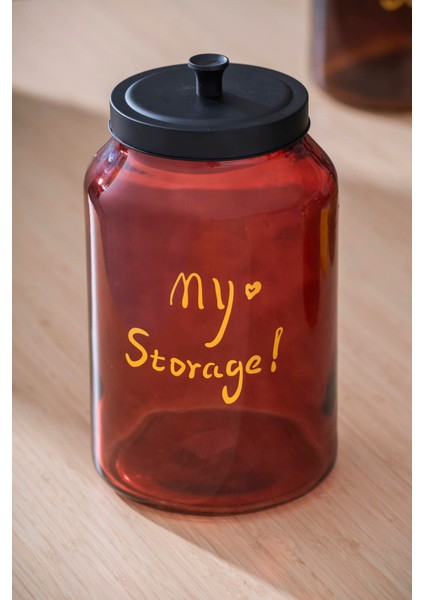 Pierre Metal Kapaklı Kavanoz Seti - 28 cm