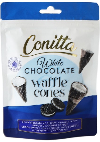 Beyaz Çikolata ve Kakaolu Gofret 80 Gr. (1 Paket) fiyatları