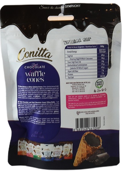 Bitter Çikolatalı Gofret 80 Gr. (1 Paket) modelleri