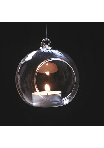 8 cm Tarzı Retro Cam Toplu Asılı Stand Mum Tutucu Düğün Demir Sanat Ev Dekorasyon Masa Feneri (Yurt Dışından) fiyatları