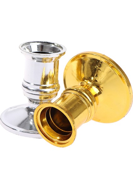 Altın Tarzı Plastik Mum Tutucu Mum Tabanı Şamdan Tutucu Ev Dekorasyonu Için (Yurt Dışından) modelleri