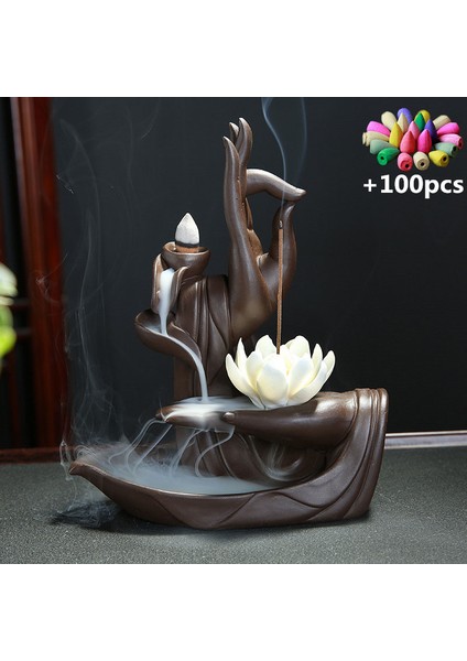 Büyük Karışık 100 Koni Stili En Çok Satan Ters Akış Tütsü Koni Büyük Kule Tütsü Tütsü Çubuğu Tutucu Lotus Tütsü Sunağı Küçük Rahip (Yurt Dışından) fiyatları