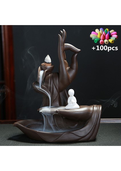 Büyük Karışık 100 Koni Stili En Çok Satan Ters Akış Tütsü Koni Büyük Kule Tütsü Tütsü Çubuğu Tutucu Lotus Tütsü Sunağı Küçük Rahip (Yurt Dışından) modelleri