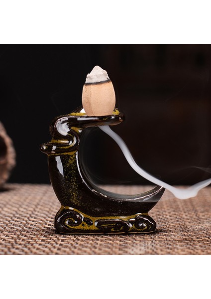 No.3 Tarzı Şelale Tütsü Geri Akış Seramik Tütsü Tutucu Tütsü Çeşmesi Geri Akış Tütsü Konileri Ev Dekoru Için Tütsü (Yurt Dışından) fırsatları