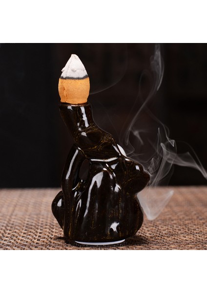 No.3 Tarzı Şelale Tütsü Geri Akış Seramik Tütsü Tutucu Tütsü Çeşmesi Geri Akış Tütsü Konileri Ev Dekoru Için Tütsü (Yurt Dışından) indirimleri