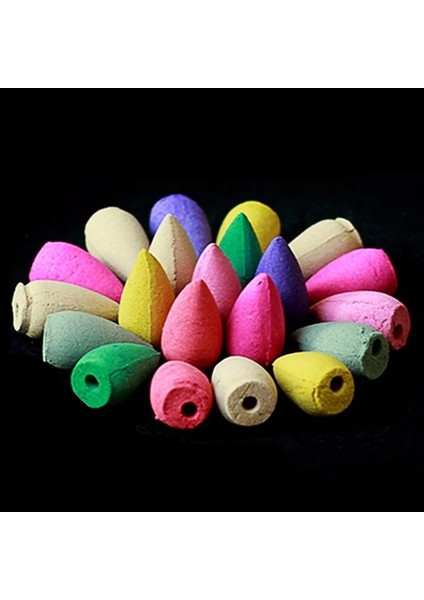 20 Adet Tarzı Şelale Tütsü Brülörü Geri Akışlı Mini Buddha Tütsü Tutucu Ev Ofis Çay Evi Dekorasyonu (Yurt Dışından)