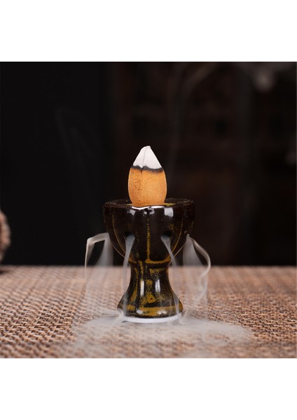 20 Adet Tarzı Şelale Tütsü Brülörü Geri Akışlı Mini Buddha Tütsü Tutucu Ev Ofis Çay Evi Dekorasyonu (Yurt Dışından) fırsatları