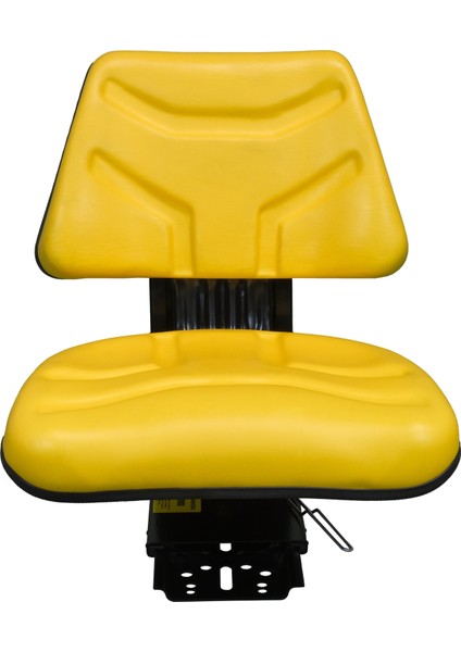 Sarı Pm 210 Düz Arkalıklı Ileri Geri Kızak Ayarlı Traktör Koltuğu Montaj Eldiveni Hediyeli