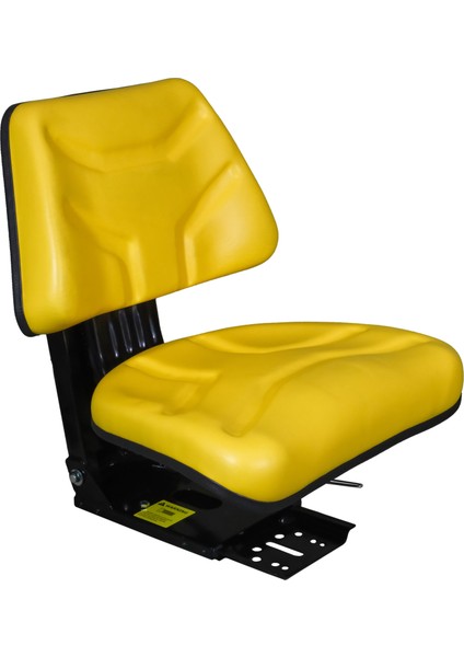 Sarı Pm 210 Düz Arkalıklı Ileri Geri Kızak Ayarlı Traktör Koltuğu Montaj Eldiveni Hediyeli fiyatları