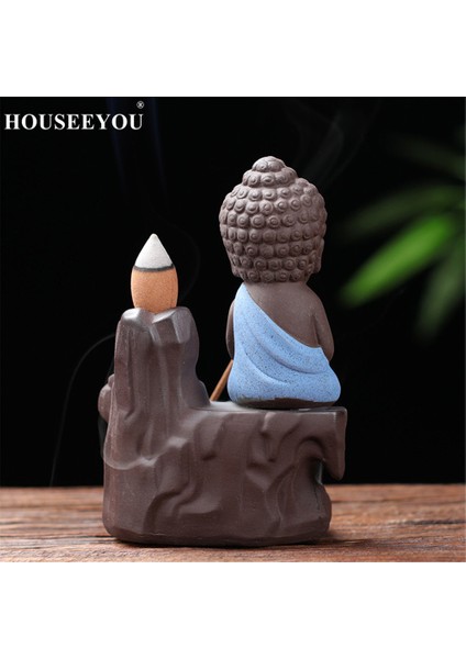 Kırmızı-70 Tarzı 20 Adet Tütsü Konisi + Yanıcı Yaratıcı Ev Dekoru Küçük Rahip Buddha Tütsü Brülörü Ev ve Çayevlerinde Kullanım Için (Yurt Dışından) modelleri
