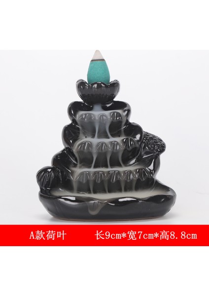 Bir Stil Doğal Kulesi Tütsü Standı Ev Dekorasyonu Mum Aromaterapi Fırını Geri Akış Çubuk Seramik Tütsü Ev Dekorasyonu Çay Evi (Yurt Dışından)