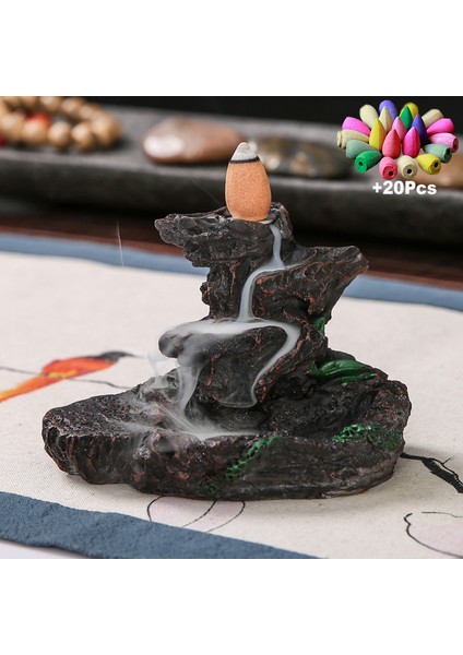 100 Adet Karışım Tütsü Tarzı En Iyi Satıcılar 20 Adet Tütsü Konisi Geri Akıtma Tütsü Brülörü Buddha Tütsü Tutucu Aromaterapi Cezve Ev Ofis Çay Evi Dekorasyonu (Yurt Dışından) indirimleri