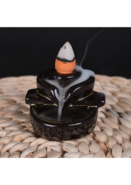 H Tarzı Şelale Tütsü Brülörü Geri Akış Seramik Tütsü Tutucu Tütsü Çeşmesi Geri Akış Tütsü Konileri Ev Dekor Ofis Çay Evi (Yurt Dışından) fiyatları