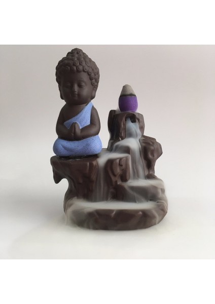 20 Tütsü Tarzı ile Kırmızı 20 Adet Tütsü Koni + Brülör Yaratıcı Ev Dekoru Küçük Rahip Buddha Censer Geri Akış Tütsü Brülör Evde Teahouse Kullanımı (Yurt Dışından) modelleri