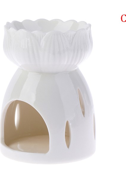 Kırmızı Stil Seramik Mum Tutucu Tütsü Esans Aromaterapi Lambalar Porselen Ev Oturma Odası Dekorasyonu (Yurt Dışından)