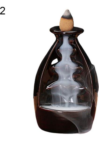 No.4 Tarzı Yeni Geliş Seramik Şelale Geri Akış Tütsü Tutucu Difüzör Ev Dekorasyonu (Yurt Dışından) modelleri