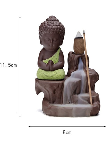 20 Adet Tarzı Buda Dumanlı Geri Akış Tütsü Küçük Rahip Şelale Tütsü Çubuğu Tutucu Ev Ofis Çay Evi Dekorasyon (Yurt Dışından) indirimleri