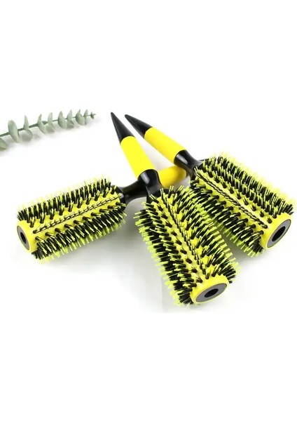 Profesyonel Yuvarlak Ahşap Saç Fırçası 6 Boyutlar Domuz Kıl Mix Naylon Salon Kadın Saç Stil Araçları Sarı Brezilya Saç Krlerlcolor: 3818 (Yurt Dışından) modelleri