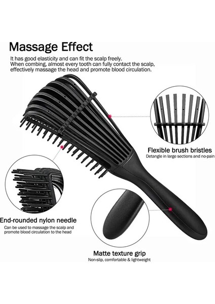 Dolaşık Açıcı Saç Fırçası Düğümler Dolaşık Açıcı Saç Derisi Masaj Tarak Saç Dolaşık Açıcı Kalın Islak Kuru Saçlar Için Harika Renk: Pembe (Yurt Dışından) fırsatları