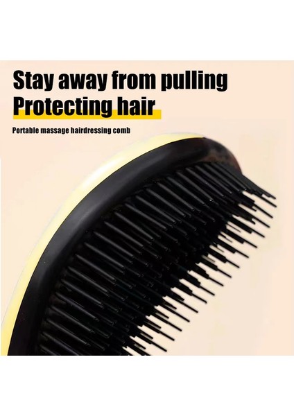 Kadın Hava Yastığı Tarağı, Kıvırcık Saç Masajı, Düğümlenme Önleyici, Pürüzsüz Tarak, Taşınabilir Anti-Statik Royal Queen's Kavisli Tarakrenk: Tuhao Gold (Yurt Dışından) modelleri
