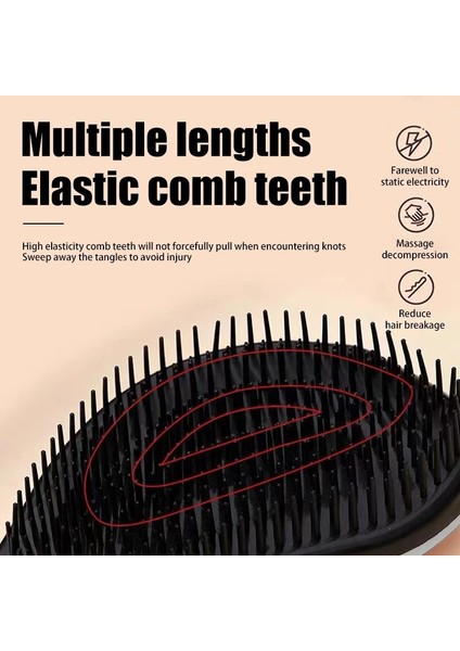 Kadın Hava Yastığı Tarağı, Kıvırcık Saç Masajı, Düğümlenme Önleyici, Pürüzsüz Tarak, Taşınabilir Anti-Statik Royal Queen's Kavisli Tarakrenk: Tuhao Gold (Yurt Dışından) fırsatları