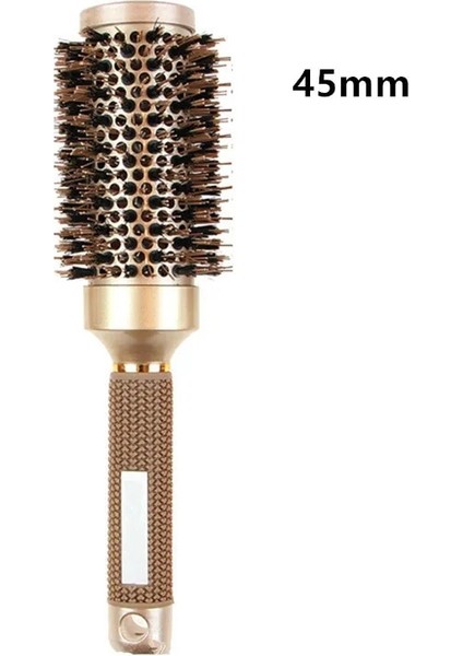 Profesyonel 4pcs Yuvarlak Saç Fırçası Kuaförlük Curling Saç Fırçaları Fön Kurutma Salon Şekillendirme Araçları Için Seramik Varil Tarakrenk: 45MM (Yurt Dışından)