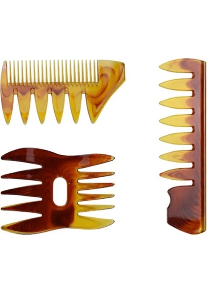 Geniş Diş Saç Tarak Güzellik Salonu Kuaförlük Fırçası Erkekler Kadınlar Için Saç Fırçası Geri Tarak Çatal Tarak Saç Şekillendirici Aracırenk: 04 (Yurt Dışından) modelleri