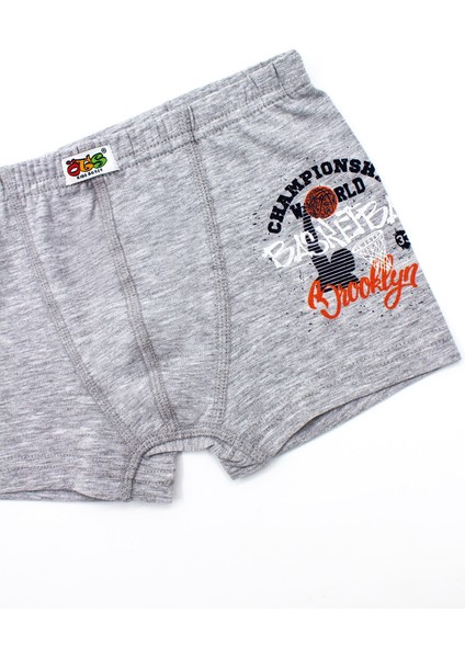 Erkek Çocuk Boxer 3'lü Baskılı (%96 Pamuk - %4 Elastan)