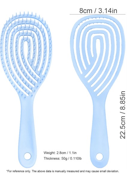 Saç Derisi Masaj Taraklar Saç Fırçası Oymak Saç Şekillendirici Dolaşık Açıcı Hızlı Fön Kurutma Dolaşık Açıcı Aracı Islak Kuru Kıvırcık Saç (Yurt Dışından)