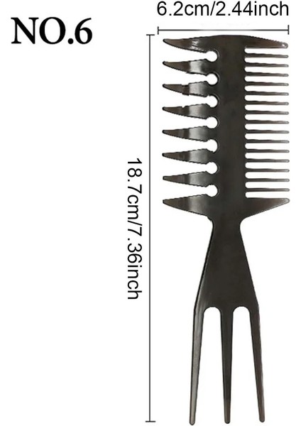 Berber Profesyonel Erkek Tarak Yağ Kuaförlük Geniş Dalga Diş Şekillendirici Tarak Afro Kuyruk Pembe Saç Doku Tarak Renk: 13 (Yurt Dışından)