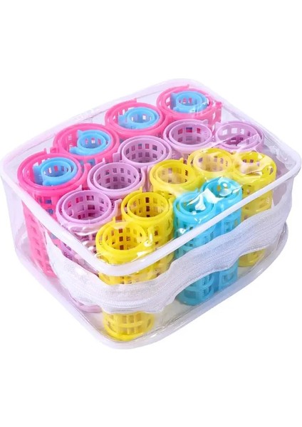 Saç Silindirleri Bukle Maşaları Kendinden Makaralı Salon Tutma Kuaförlük Giyinme Tarzı Tutma Jumbo Isısız Bukle Maşası (Rastgele Renk)Renk: Çeşitli Renk (Yurt Dışından)