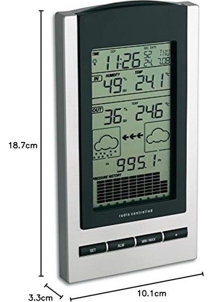 Tfa 35.1083.54 ´gaıa´ Kablosuz Barometre, Termometre ve Higrometre fiyatları