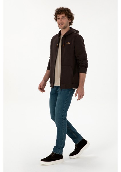 Erkek Koyu Kahverengi Hırka (Örme) 50313755-VR084 fırsatları