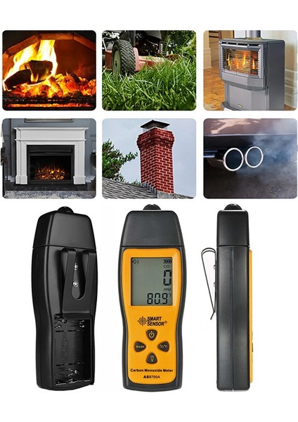 Smart Sensor AS8700A Karbonmonoksit Gazı Dedektörü fırsatları