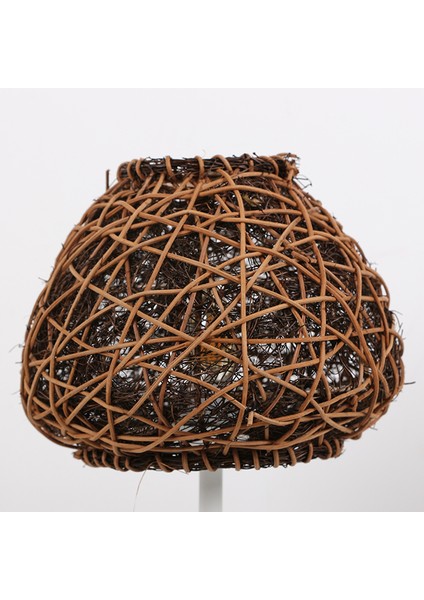 Mylamp Afrika 25X30 Cm. Rattan Masa Lambası (Beyaz Ayaklı) fiyatları