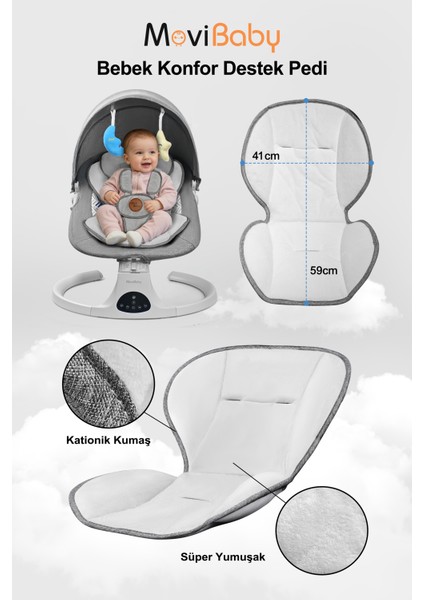 Movibaby Uyumlu Bebek Konfor Destek Pedi