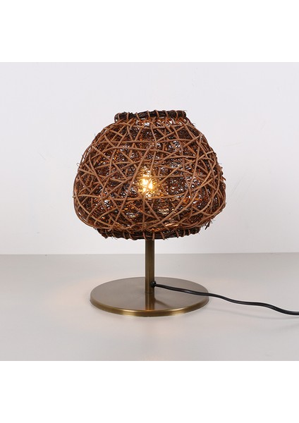 Mylamp Afrika 25X30 Cm. Rattan Masa Lambası (Eskitme Ayaklı) indirimleri