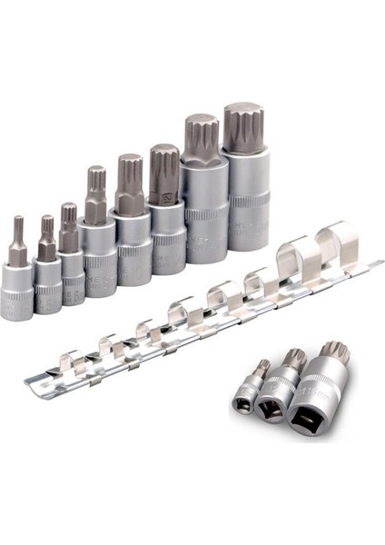 Tang Alışveriş 8 Parçalı 1/4" 3/8" 1/2" Torx Lokma Seti (Yurt Dışından)