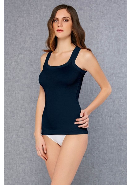 Kadın Micro Modal İnce Kumaş Geniş Yaka Günlük Atlet 9311