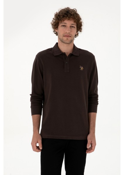 Erkek Koyu Kahverengi Sweatshirt 50313772-VR084