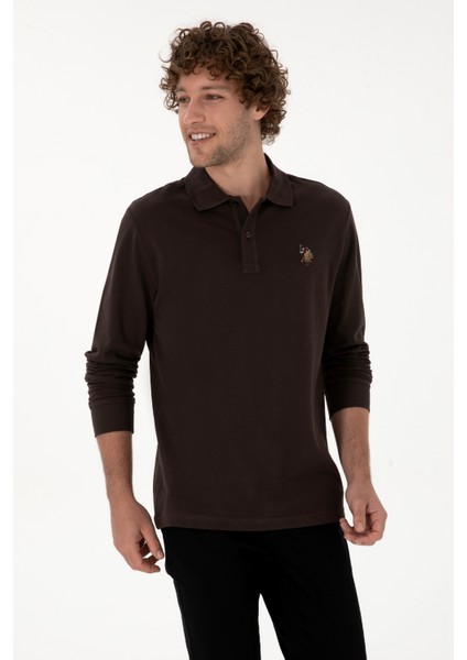 Erkek Koyu Kahverengi Sweatshirt 50313772-VR084 modelleri