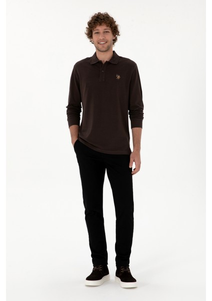 Erkek Koyu Kahverengi Sweatshirt 50313772-VR084 fırsatları