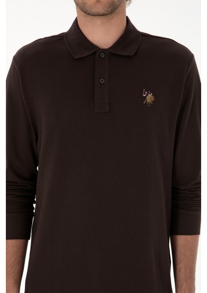 Erkek Koyu Kahverengi Sweatshirt 50313772-VR084